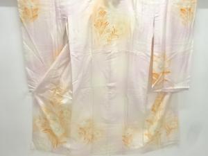 アンティーク　絽撫子模様長襦袢